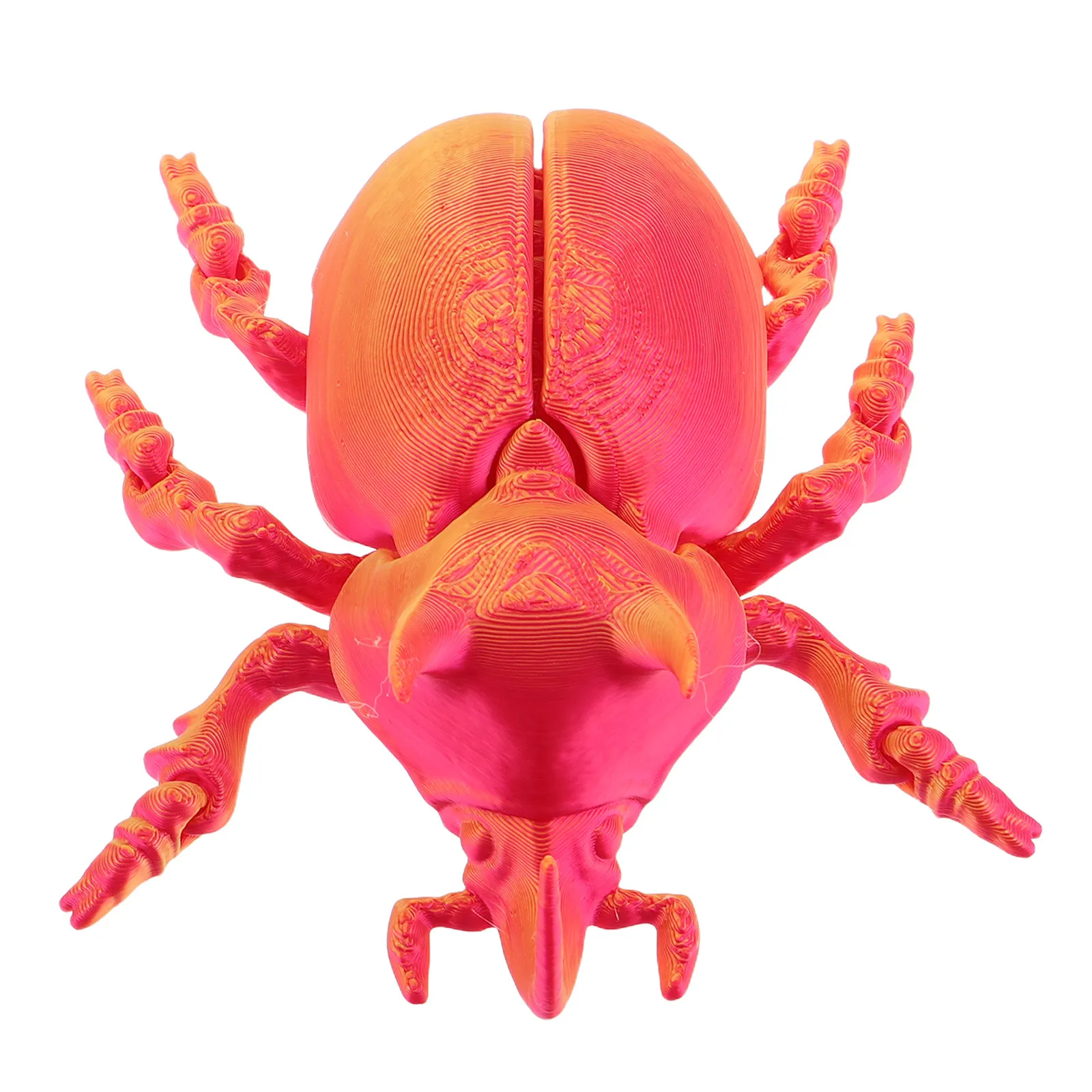 

3D-печатная реалистичная скульптура жука с подвижными крыльями: развивающий интерактивный декор для детей, креативный минималистичный элемент для рабочего стола и сада