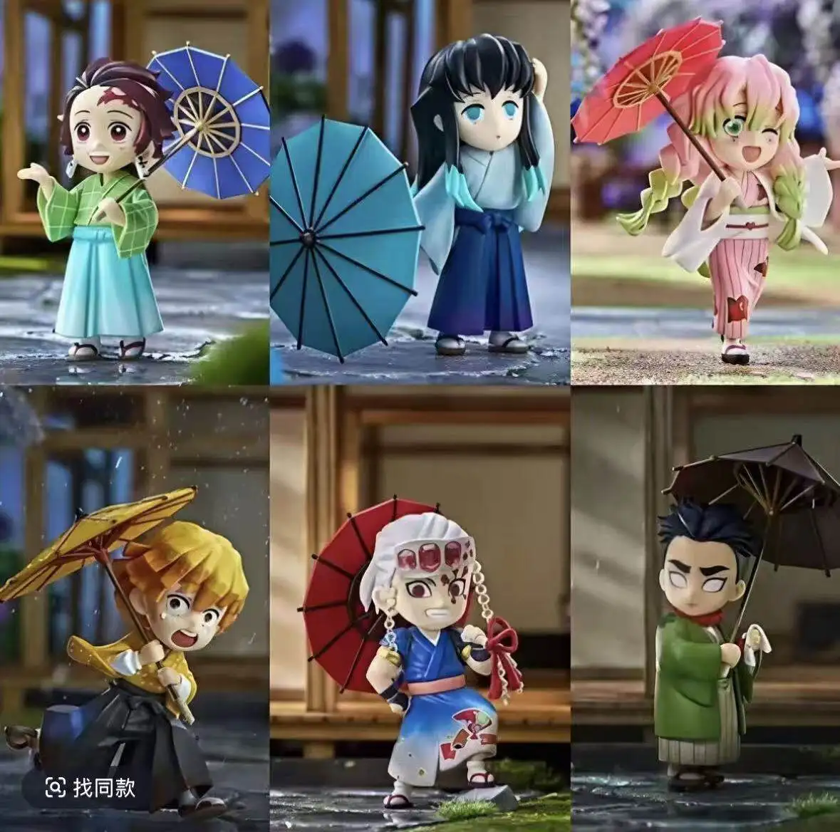 

Exquisite Rainy Season Blind Box Series Q Edition Anime Characters Desktop Accessories Birthday Gifts Anime Fans Fashion Toys