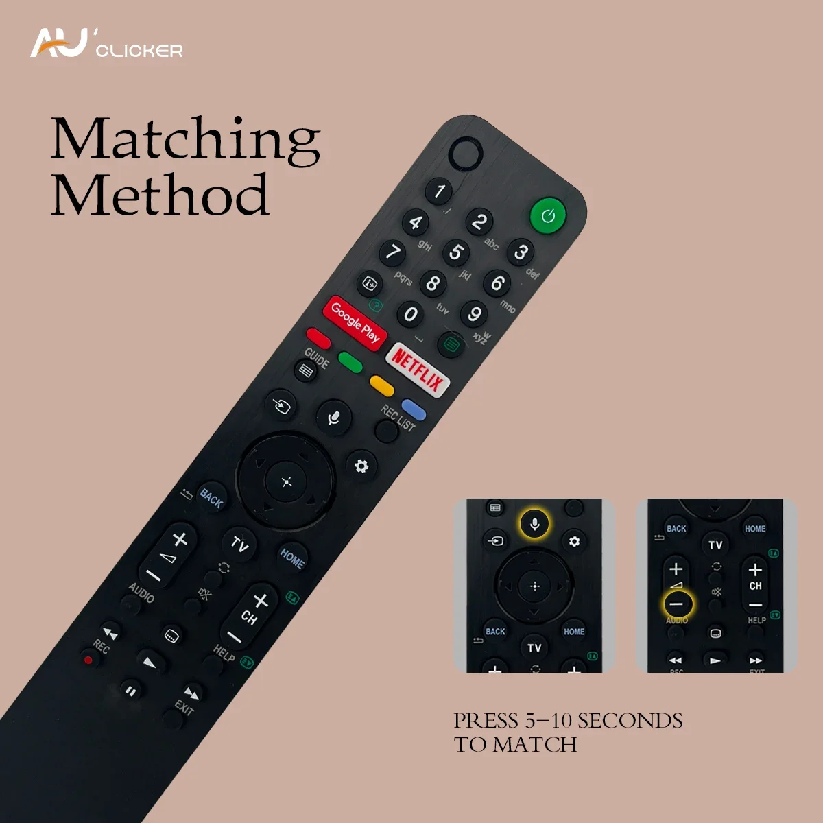 RMF-TX500E Smart TV Voice Replacement Remote Control for Sony 4K HD OLED TV KE-65XH9096 KD-75XG8505 KD-75XG8588 KD-75XG8596 etc