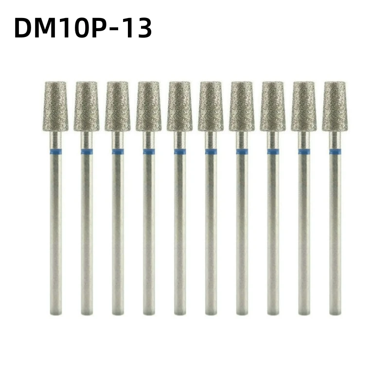 10 pièces/ensemble cuticule propre diamant foret à ongles ensemble électrique lime à ongles Machine cuticule bits diamant ongles outils manucure pédicure