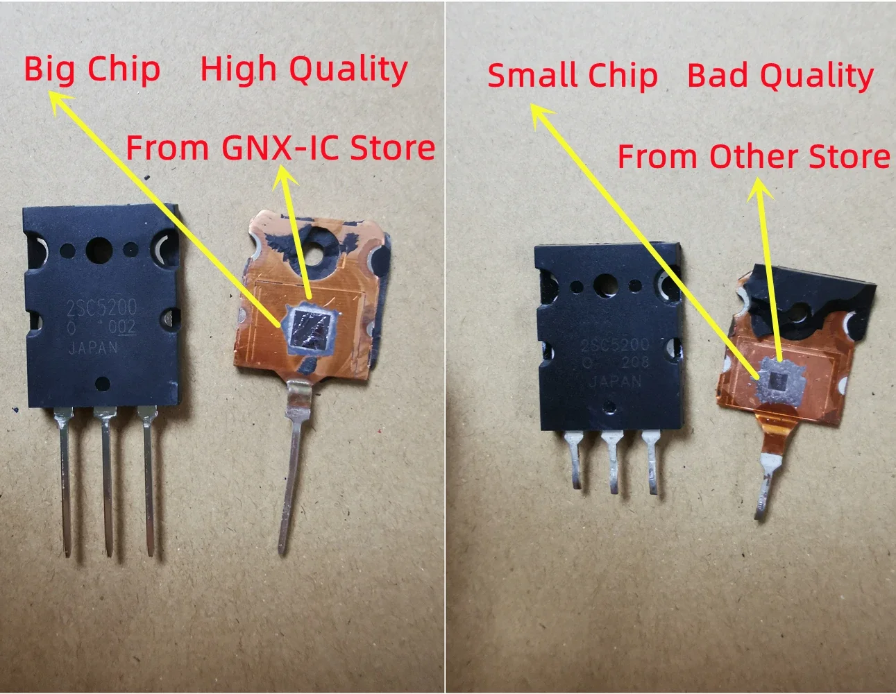 5Pairs - 10Pairs 100% Real Original New 2SC5200 2SA1943 Japan Amplifier Transistor A1943 C5200 2SC5200-O 2SA1943-O