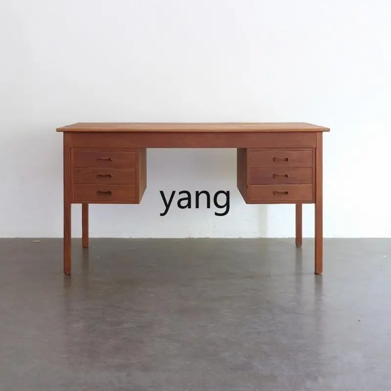 

YHM medieval solid wood desk simple multi-functional desk