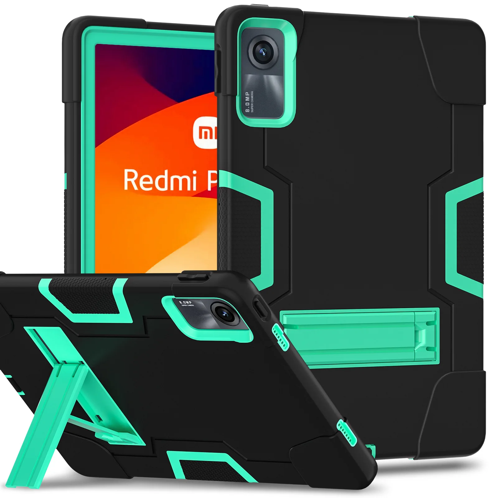 Armor Case For Redmi pad SE 11 inch Hybrid Cover Colorful Shockproof Tablet Case
