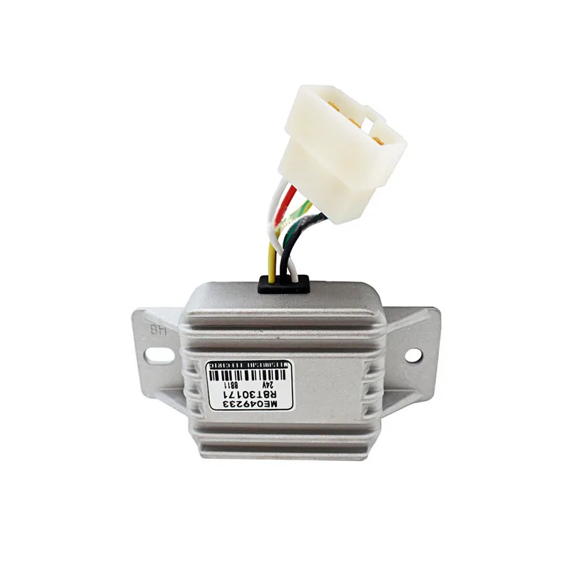 

Free shipping for Excavator Kato Car-er relay ME049233 R8T30171 Electric Safety Relay Box white plug 6D15T Kobelco K909L