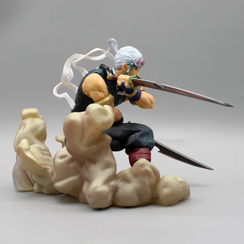 Demon Slayer Blade Uzui Tengen Akaza Nezuko Shinobu Anime Figure Pvc Kimetsu No Yaiba Action Figurine Collection Model Toy Gift