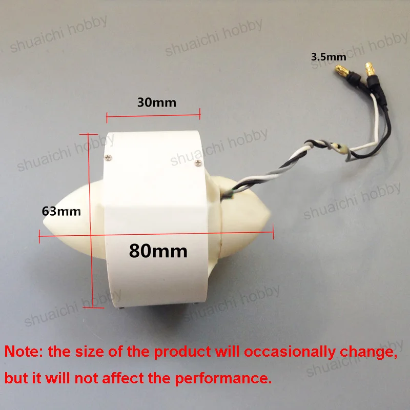 ROV 12V 800KV Brushless Motor Underwater Thruster Waterproof 1.5kg Thrust 30M Depth Spare Parts DIY for RC Bait Boat Submarine