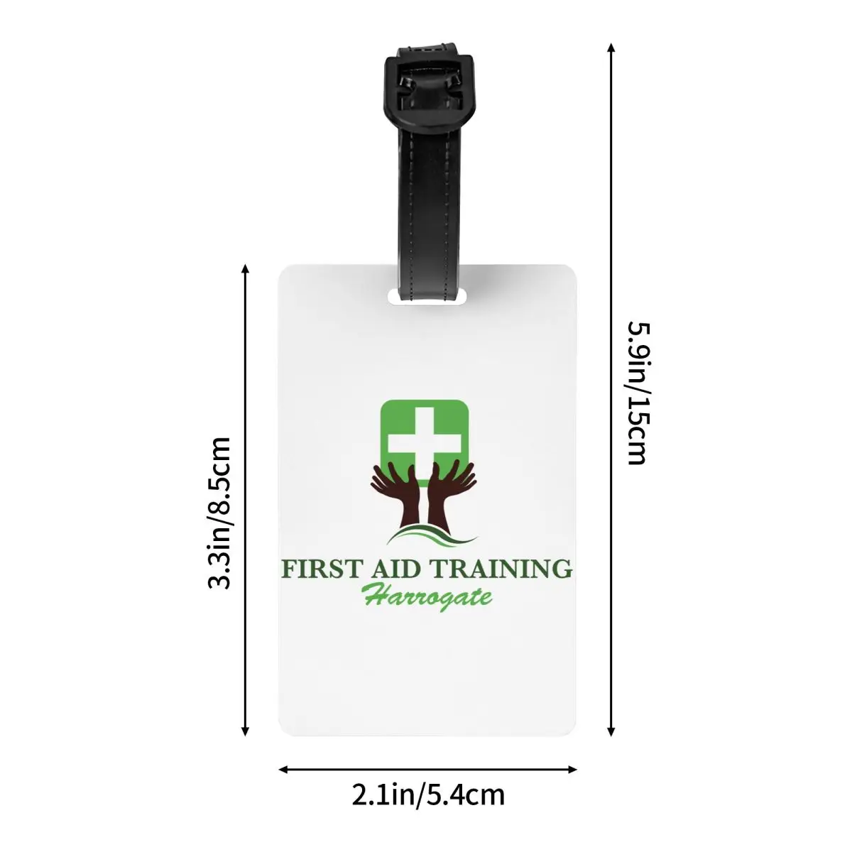 Custom First Aid Emergency Medicine Luggage Tag Doctor Nurse Suitcase Baggage Privacy Cover ID Label