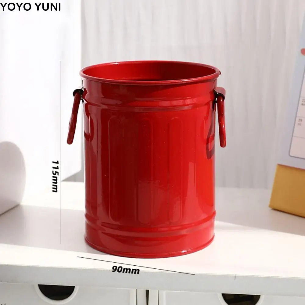 

Durable Aesthetic Big Eyes Pen Holder Large-capacity Kawaii Iron Pencil Holder Funny Cute Storage Bucket School Office