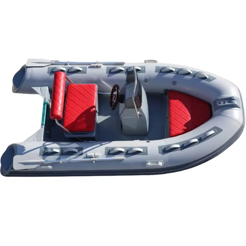 3.3m Small Fiberglass Rib Dinghy Pontoon Fishing Boat