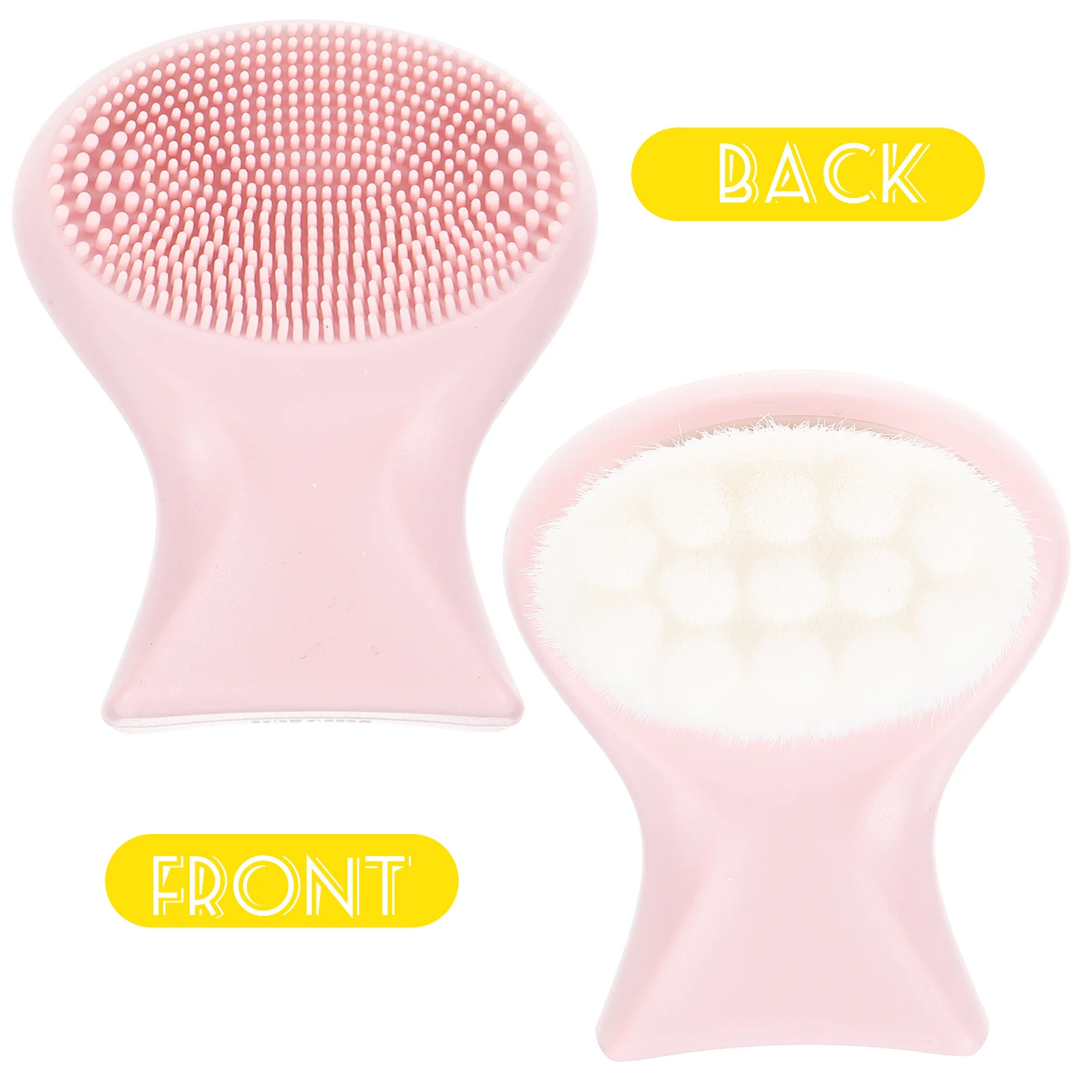 

Facial Cleansing Brush Double Side Exfoliator for Deep Pore Cleaning Portable Face Wash Scrubber Women Gentle Skin Care Beauty