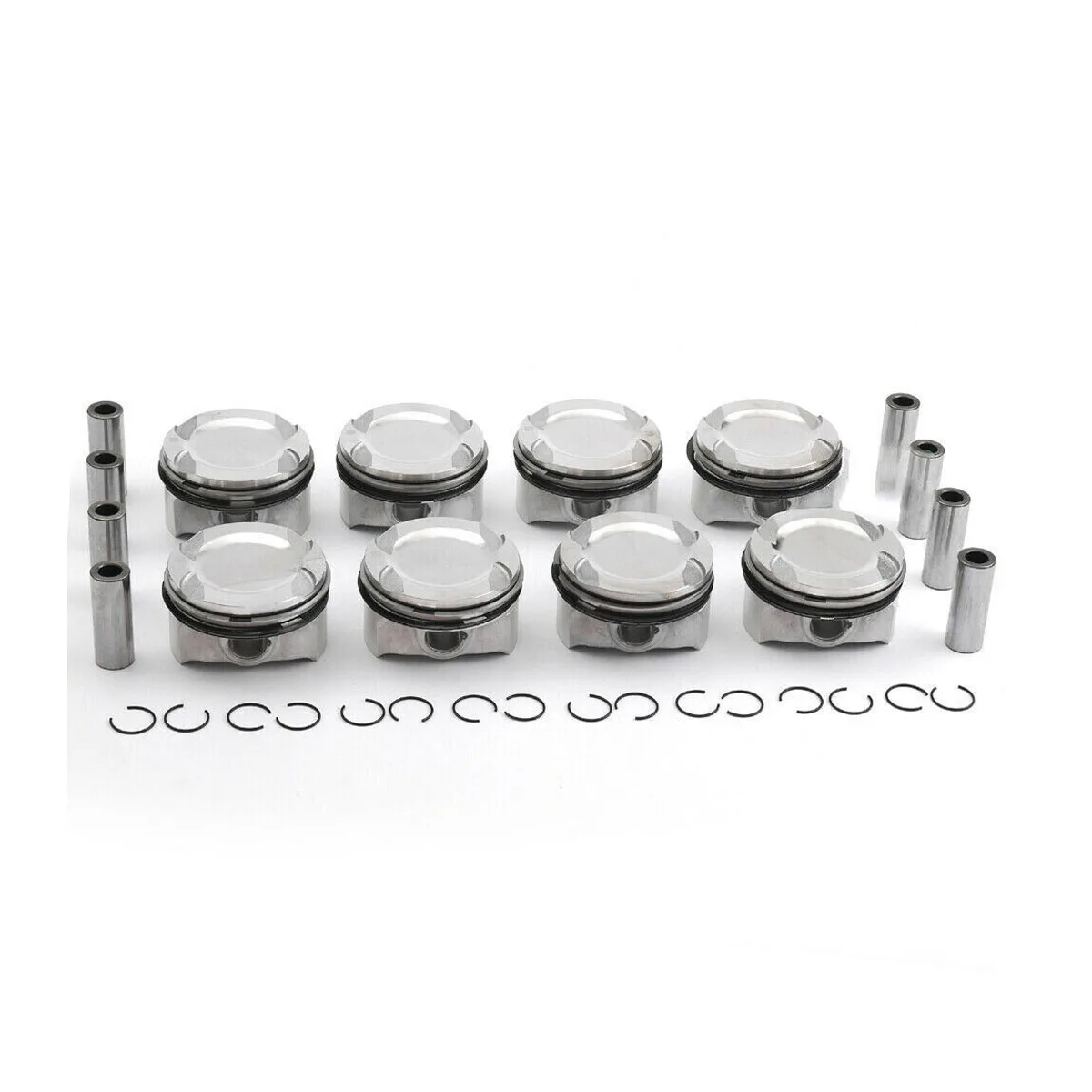 

8PCS Pistons Rings Set For Mercedes-Benz X166 W221 W222 GL500 S500 M278 4.6T 4.7T 2780302317 2780301117 2780301517 2780302717