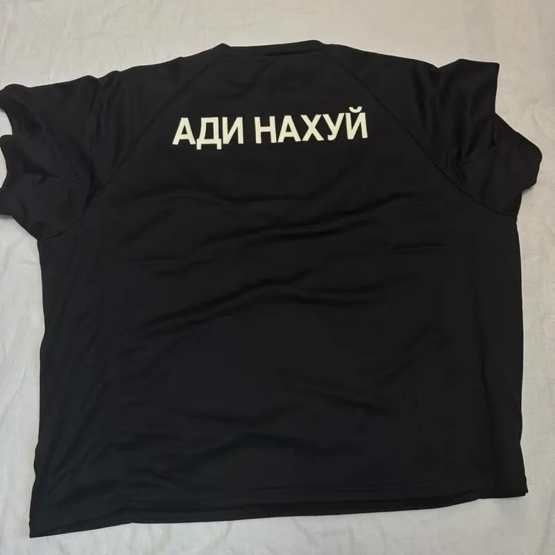 Oversize Kanye Tees Summer Breathable Mesh Quick Drying Patchwork Sleeve Sports Vulture Tshirts Told You Tops Street Outfit
