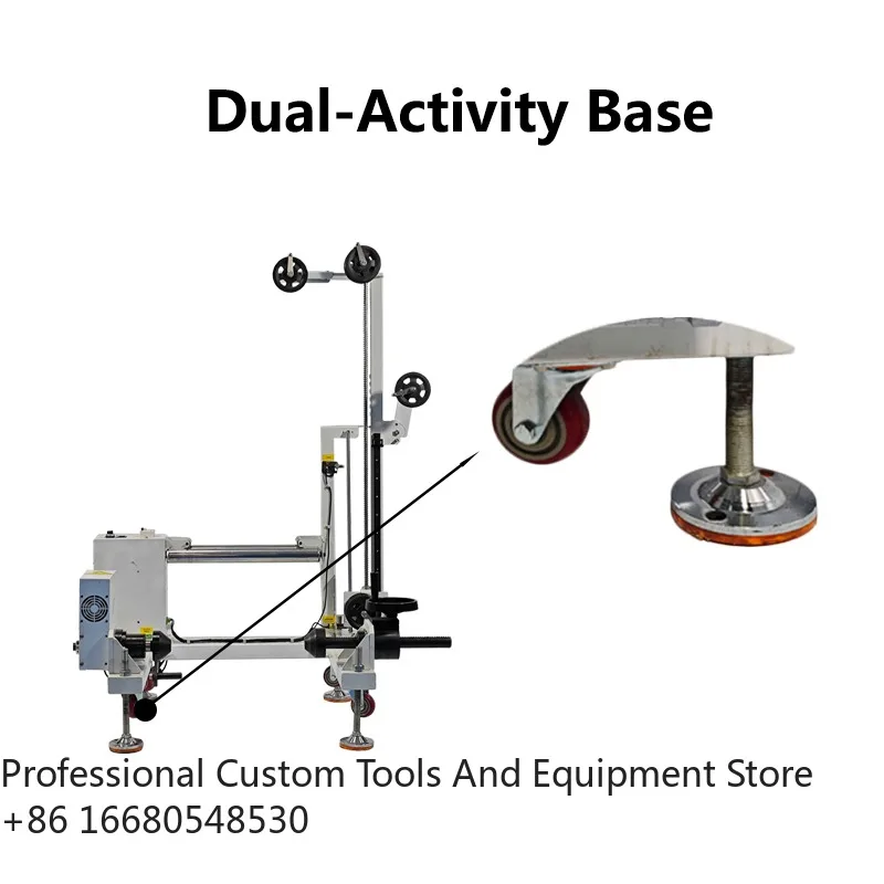 

qwNsiro Automatic Single/Double-Axis Wire and Cable Feeding Machine, Induction Type Wire Feeder, Automatic Wire Feeding Rack