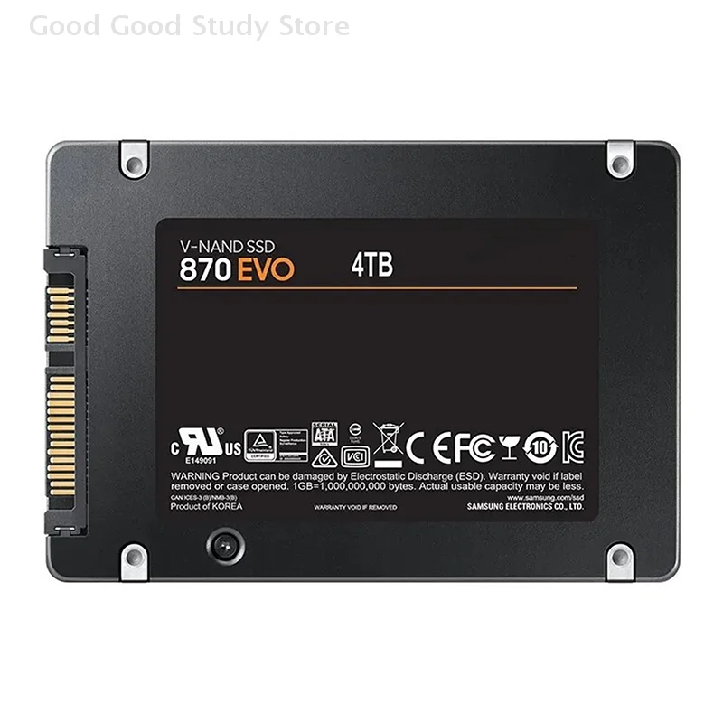 

1Pc 128GB Solid State Disk SSD 870 EVO Nternal HDD Hard Drive Sata3 2.5 Inch For Laptop Microcomputer Desktop