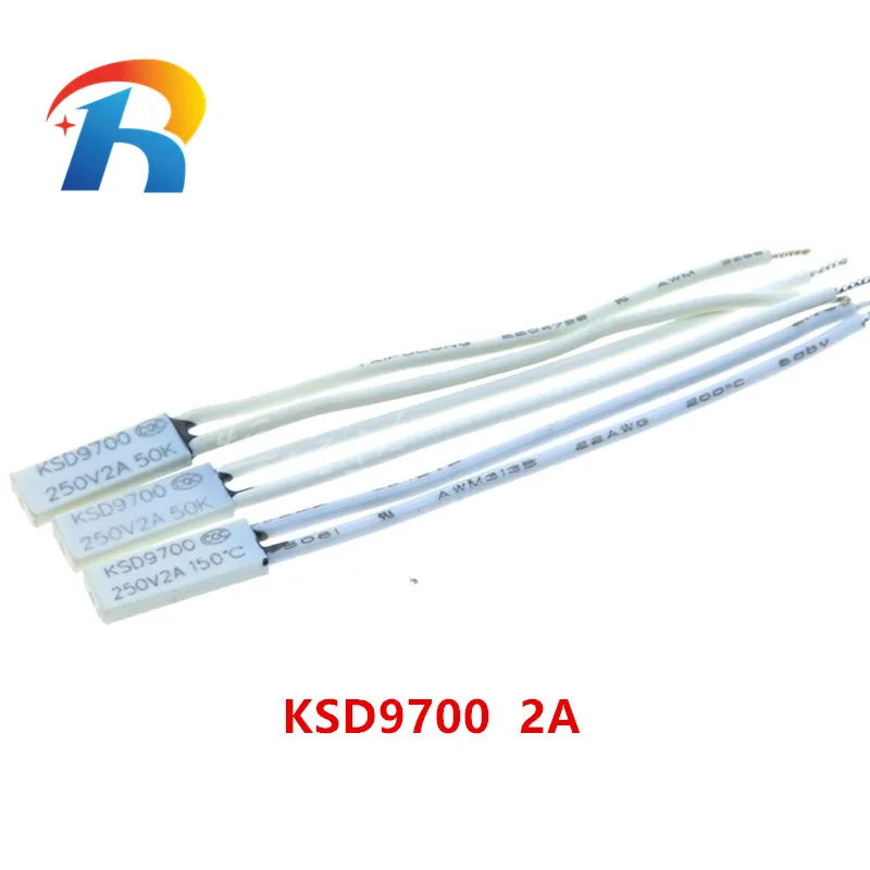 10Pcs Temperature control switch KSD9700 40 ℃~150 ℃ normally closed / normally open temperature controller thermal protector