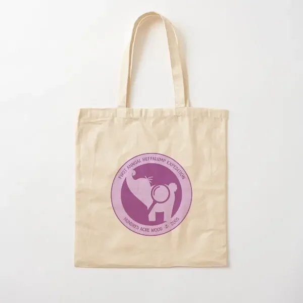 

Heffalump Expedition Хлопковая холщовая сумка из ткани Многоразовая женская продуктовая модная женская сумка на плечо Дизайнерская дорожная сумка
