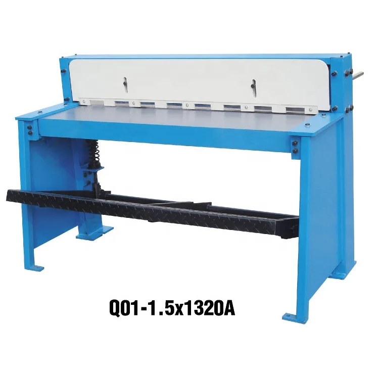 Q01-1.5X1320 آلة قص احترافية تعمل بالقدم بأفضل الأسعار