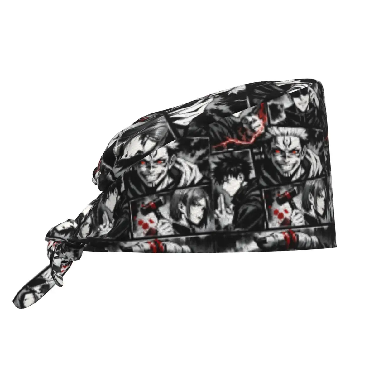 

Дышащая рабочая шапочка для медсестер J-Jujutsus K-Kaisens, хирургическая шапочка, медицинская шапочка, шапочка для медработников с мультяшными персонажами из манги и фильмов