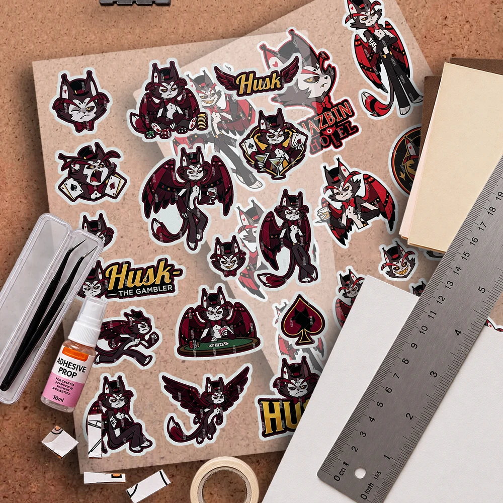 Universal Anime Reflective Stickers Safety Decals for Helmets Bikes Luggage More for  H-Husk