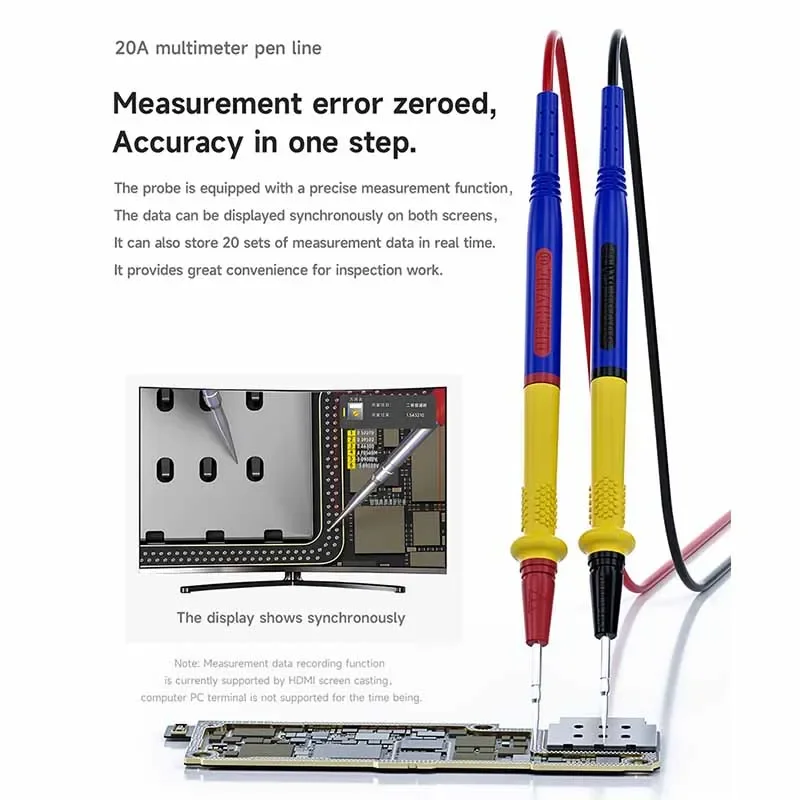 MECHANIC Action 2 Microscope Video Multimeter Support PCB Circuit Board Multimeter Pen Test for Phone PCB Repair Tools