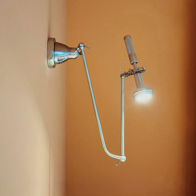 Aluminium Wall Lamp Living Room Bedroom Bedside Lighting Lamps Industrial Style Tricolor Indoor Mood Light Electroplating Lights