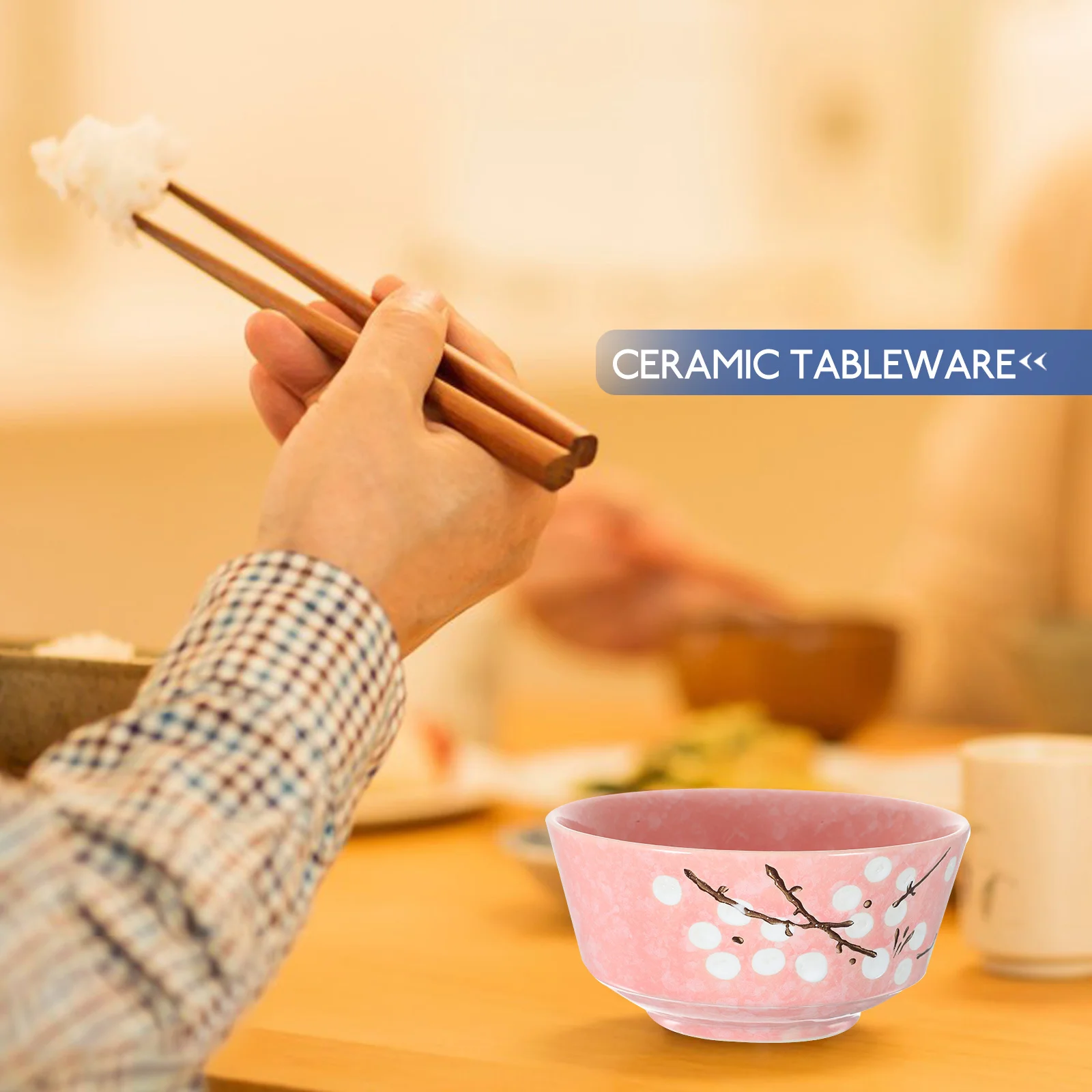 

6 шт., набор керамической посуды в японском стиле, розовый современный бытовой посуда, кухонные фарфоровые миски, тарелки, чашки, столовые приборы