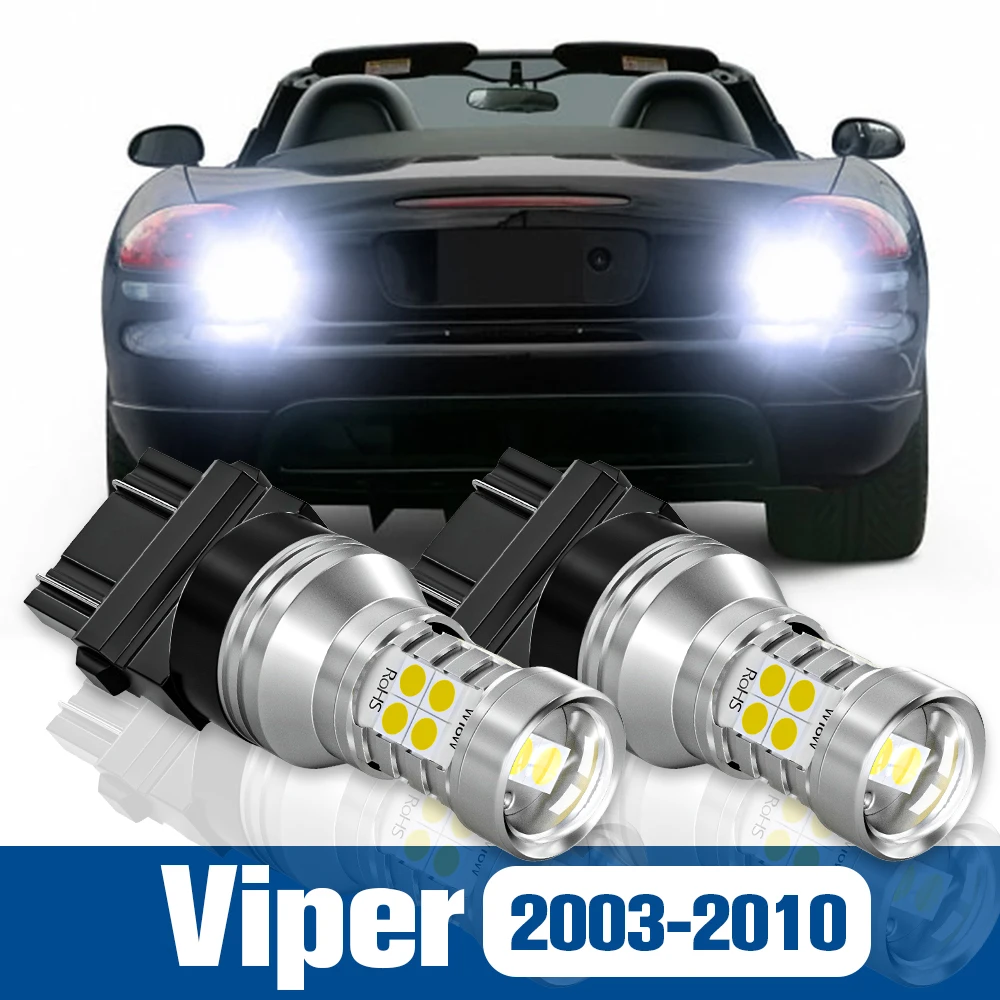 

2pcs LED Reverse Light Back up Lamp Accessories Canbus For Dodge Viper 2003 2004 2005 2006 2007 2008 2009 2010