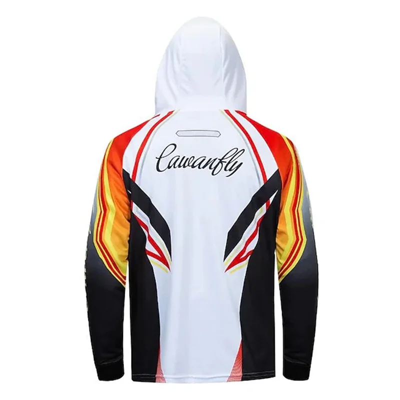 Summer Long Sleeve Anti-UV Comfortable Men's Sublimation Jerseys High-Quality Fishing Clothing Fishing Hoodie