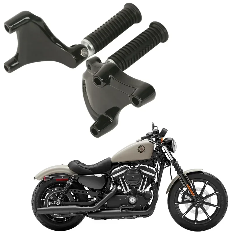 For Harley Sportster XL Iron 883 1200 2014-2022 Seventy Two XL Forty Eight Passenger  Motorbike Rear Foot Pegs Mount Kit