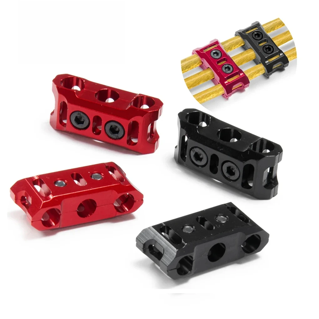 

Aluminum Alloy ESC Motor Cable Manager Wire Fixed Clamp Buckle Prevent Tangled Line Clip Tool for RC Climbing Model Car Upgrade