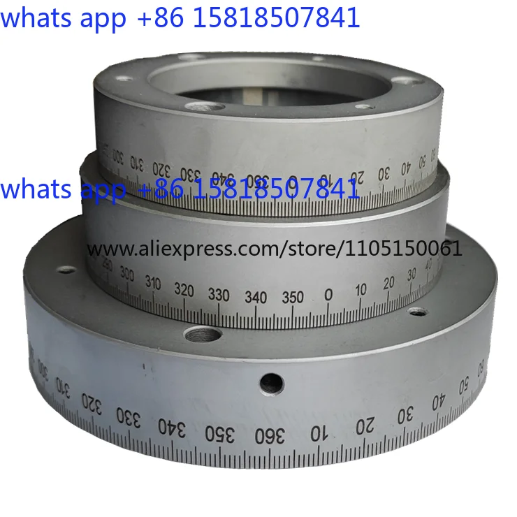 Universal indexing head accessories, dial 360 degrees