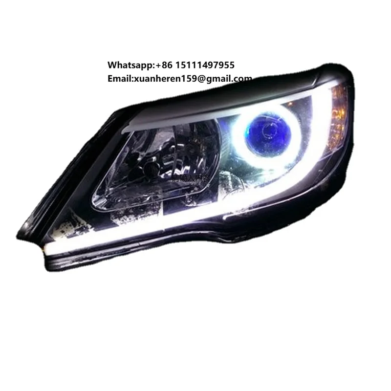 Customized Full LED Headlights for BYD G6 Bi-xenon Projector Lens Front Lamps With DRL