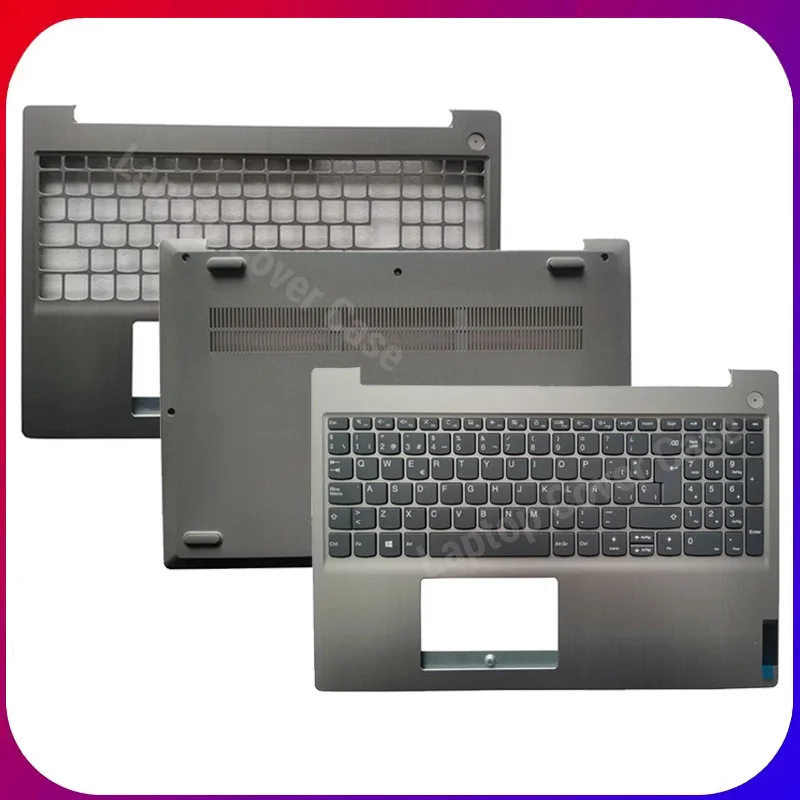 New Case For IdeaPad 3 15ADA05 3-15 ARE05 15IML05 15IIL05 15IGL05 Russian/US/Spanish Keyboard Palmrest Upper/Bottom Base