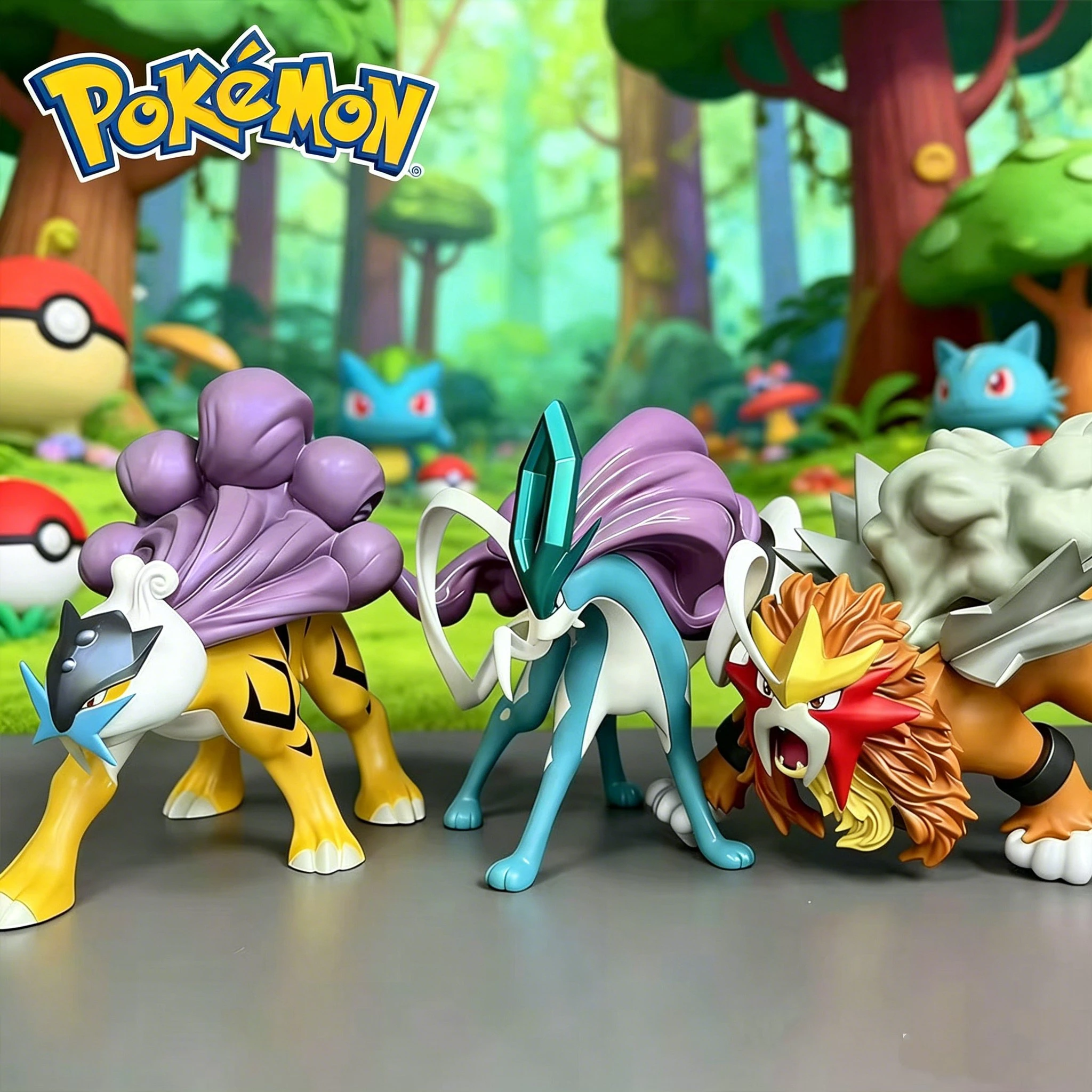figuras-de-anime-pokemon-de-9cm-suicune-entei-raikou-estatua-de-pvc-modelo-de-colecao-brinquedo-de-anime