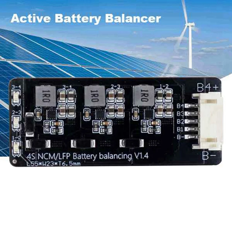 Hot 2X BMS 4S Active Balancer Board 1.2A Lifepo4 Li-Ion Lithium Battery Energy Transfer Equalizer Module Inductive Version