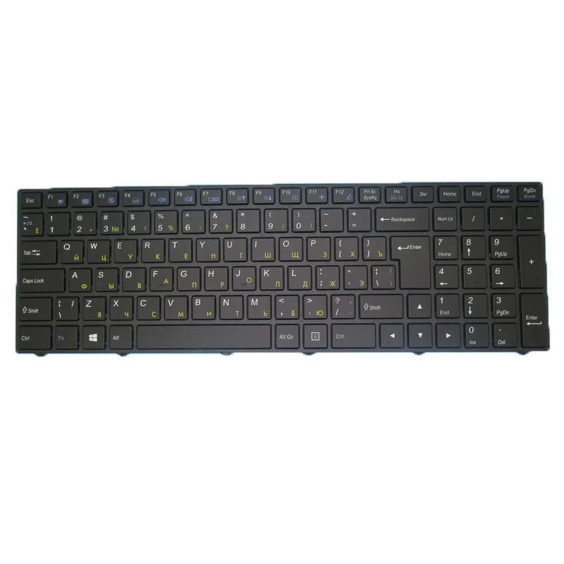 Imagem -06 - Teclado Retroiluminado para Clevo N250 Cvm15f26hrj430 680-n25005301 Cvm15f26suj4308 690-n7500280-1 Russo ru sl Austríaco