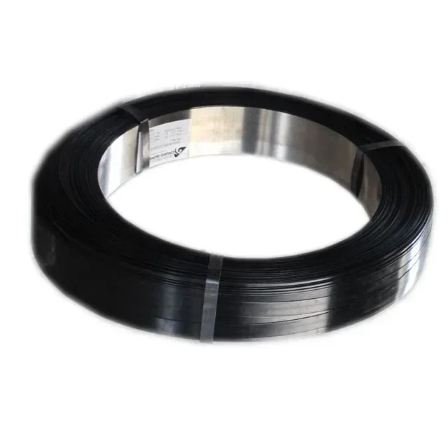 NUEVO fleje de acero q195 q235 de 0.5mm 0.6mm, flejes de acero para embalaje