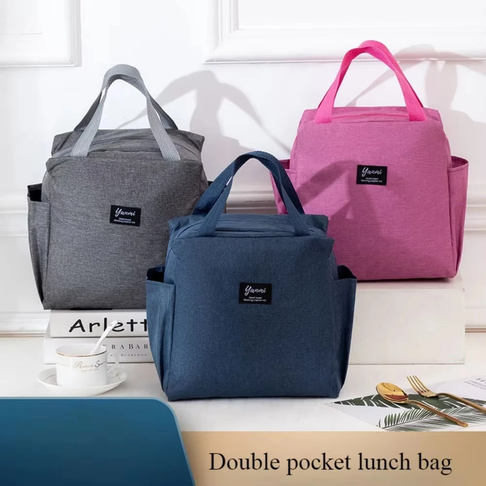 Large Capacity Cooler Bag Oxford Portable Zipper Thermal Lunch Bags Insulated Freezer Bag Camping Picnic Bag image 2