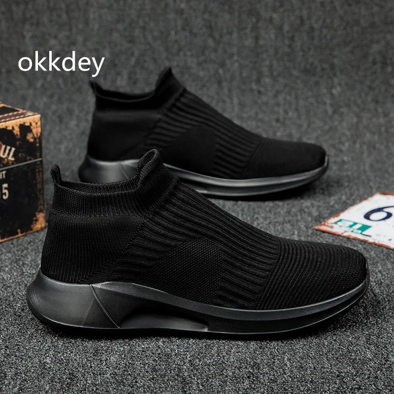 2023 New Men's Summer Casual Sneakers Round Toe Comfortable Flexible Lightweight Safety Working Outdoor Designer Replica Shoes