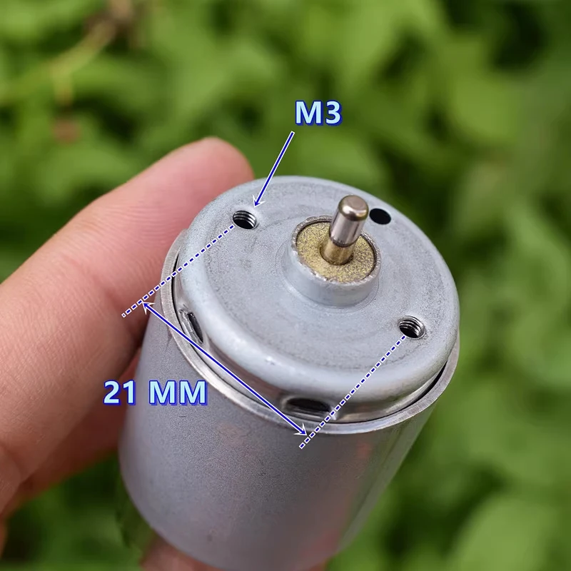 MABUCHI RS-445PD-19120 DC 12V/18V/24V 6600RPM High Torque Carbon Brush Inkjet Motor for Copier & Precision Office Equipment