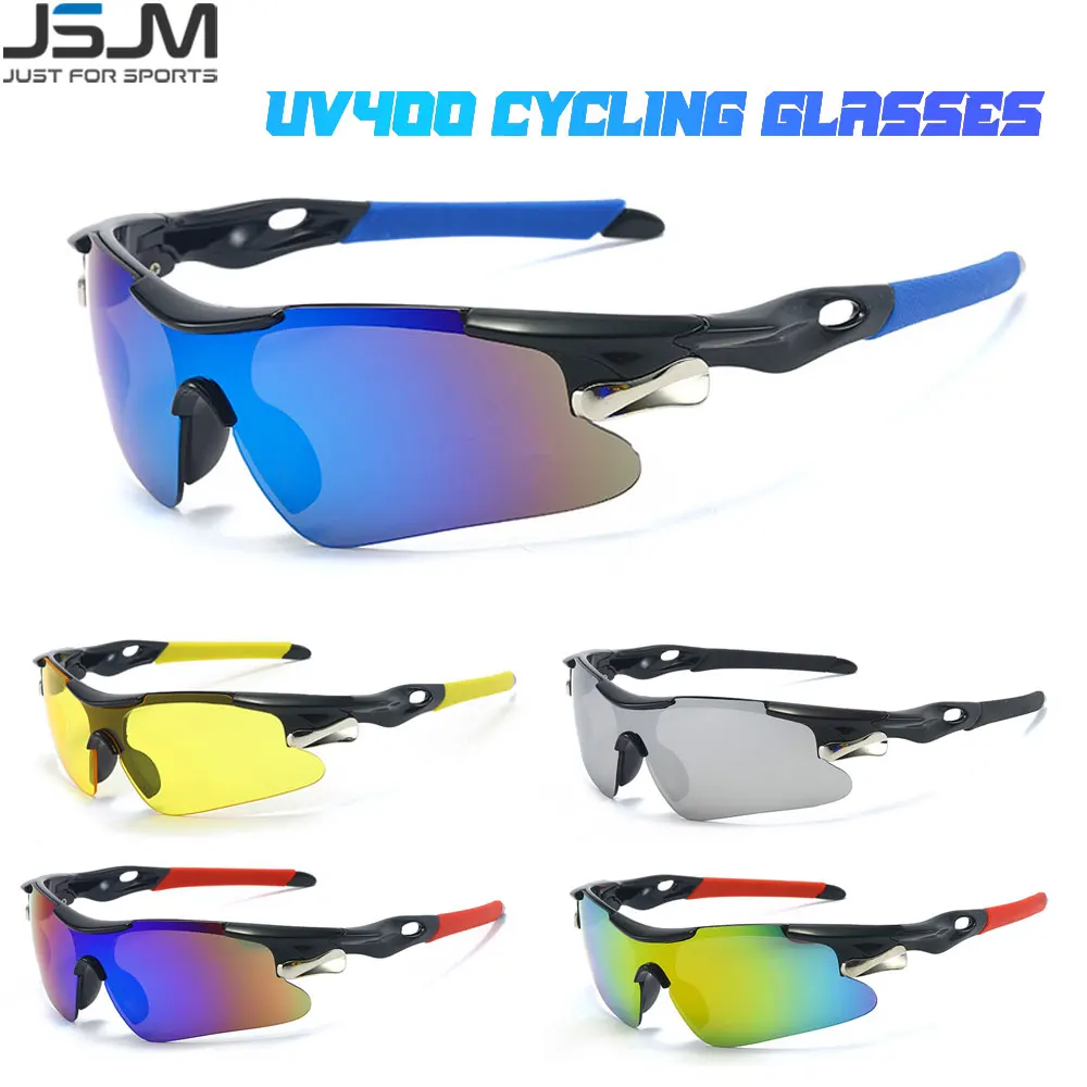JSJM Outdoor Men kolarstwo okulary przeciwsłoneczne rower szosowy górska ochrona jazdy okulary sportowe gogle okulary rower MTB okulary przeciwsłoneczne