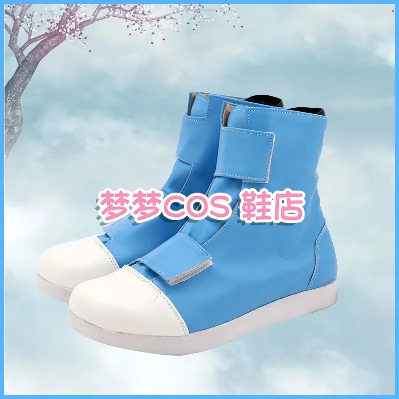 dy20jp-anime-dbz-bulma-cosplay-costume-chaussures-bleu-bottes-faites-a-la-main25