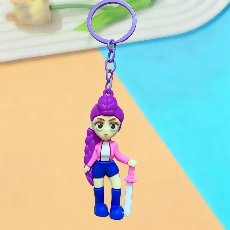 Kpop شيطان الصيادين هنتركس ساجا بنين الاكريليك سلاسل المفاتيح الساخن اكسسوارات مجوهرات رومي زوي ميرا بيع روحي Keyrings المشجعين الهدايا #4