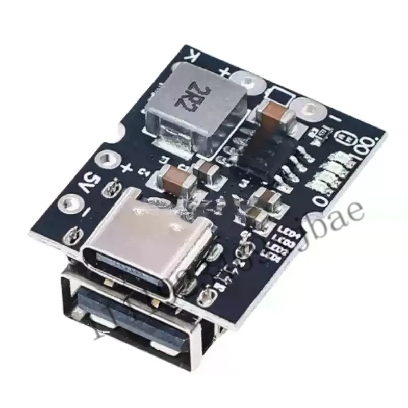 10PCS High-precision 5V 2A Charge-discharge Integrated Module Type-C Input Compatible With 4.2V lithium Battery