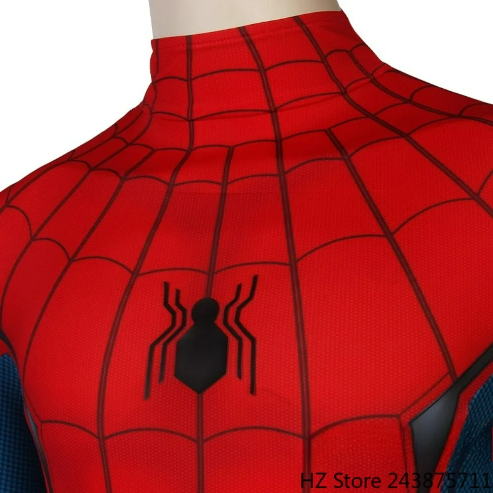 mar-vel スパイダーマン ホームカミング ゼンタイ ジャンプスーツ マスク付き ボディスーツ ハロウィン コスチューム スーツ 男性 女性 誕生日プレゼント