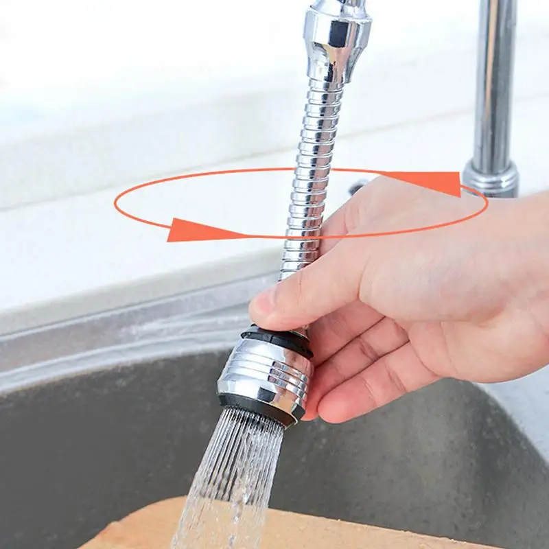 Faucet Extension Tube Faucet Sprayer Extension Device With 360 Degree Rotation Sink Faucet Extender Tap Lengthen Device Faucet