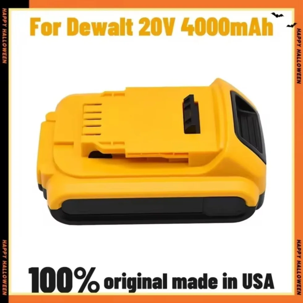 20V 2000/4000mAh DCB200 Li-ion Rechargeable Power Tool Battery for Dewalt DCB203 DCB181 DCB180 DCB200 DCB201 DCB201-2 L50