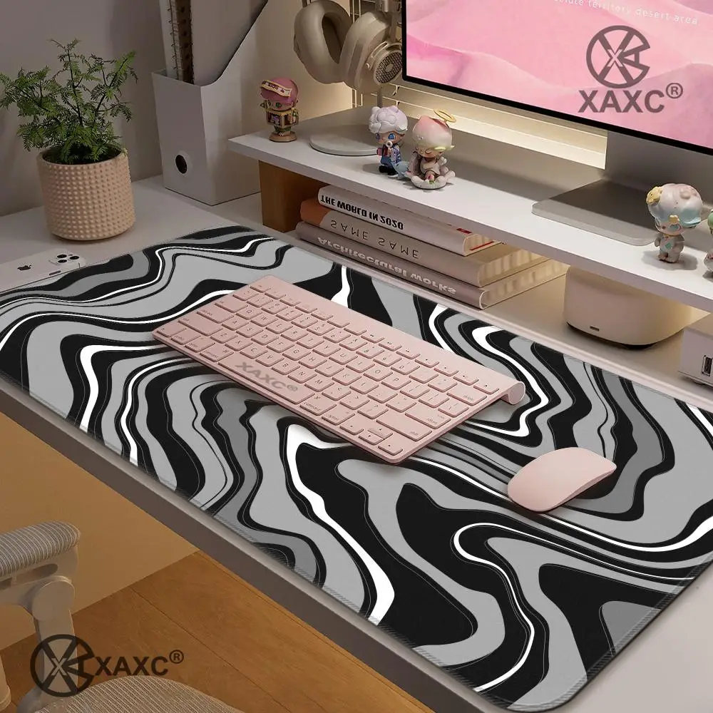 Art Strata Liquid Mouse Pad Large Keyboard Mouse Desk Pad XXL Non-Slip Rubber Gaming Mouse Pad Laptop Mouse Carpet XAXC