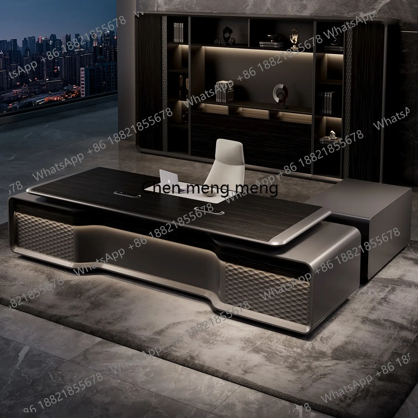 a55 Classical Aesthetics Light Luxury Senior Manager President Chairperson Office Boss Desk
