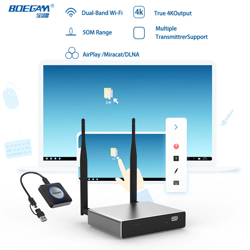 

Seamless & Universal 4K BYOD Wireless Presentation System Effortless, High-Performance Screen Sharing for Any Device and Meeting